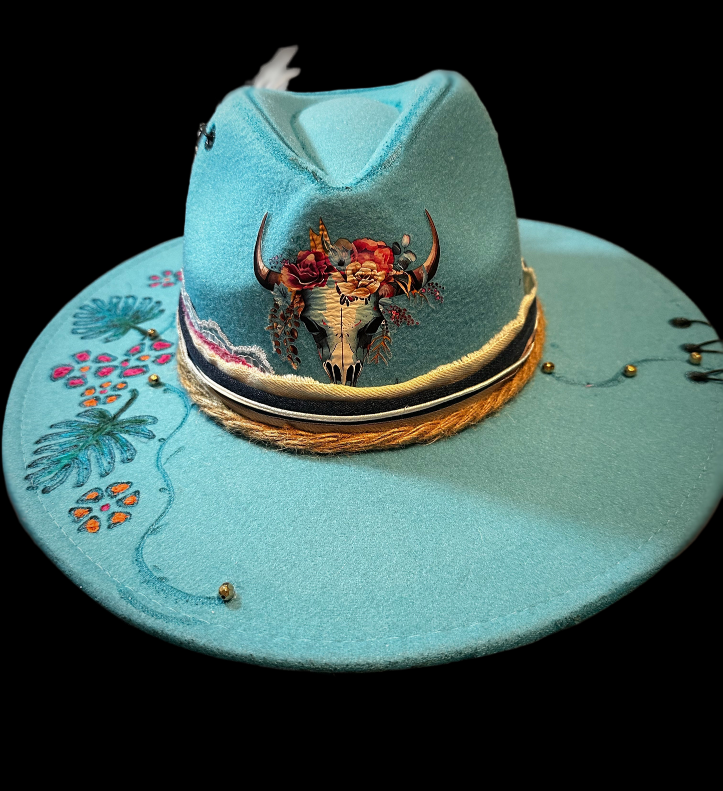 Turquoise and pink lid!!