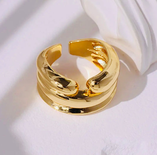 Bold in gold Ring