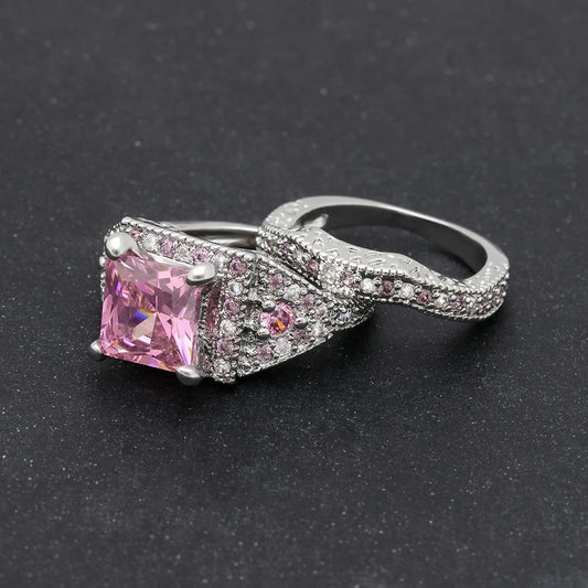 Pink is perfect Ring set